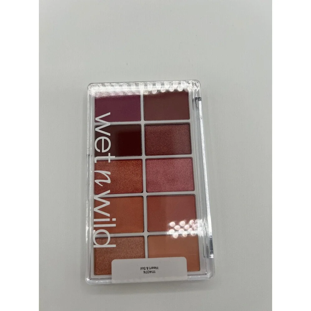 Wet n Wild Color Icon 10-Pan Eyeshadow Palette Heart & Sol  Warm Tones NEW